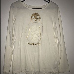 Penguin Cream Long Sleeve